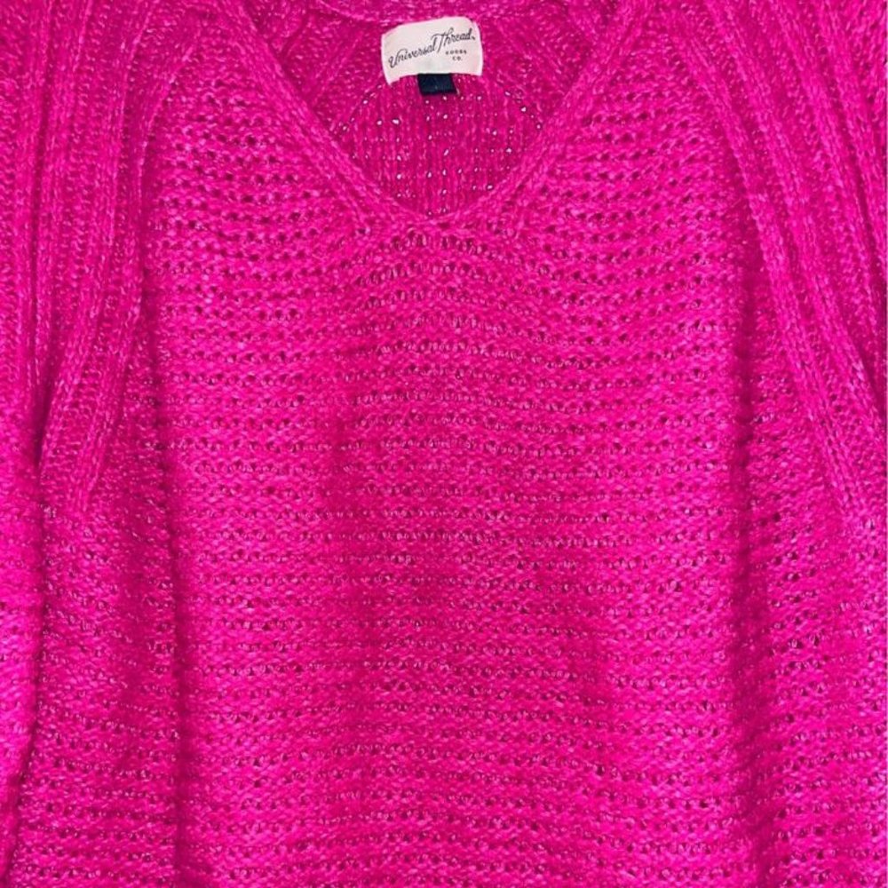Universal Thread Deep Pink Sweater - Picture 3 of 9